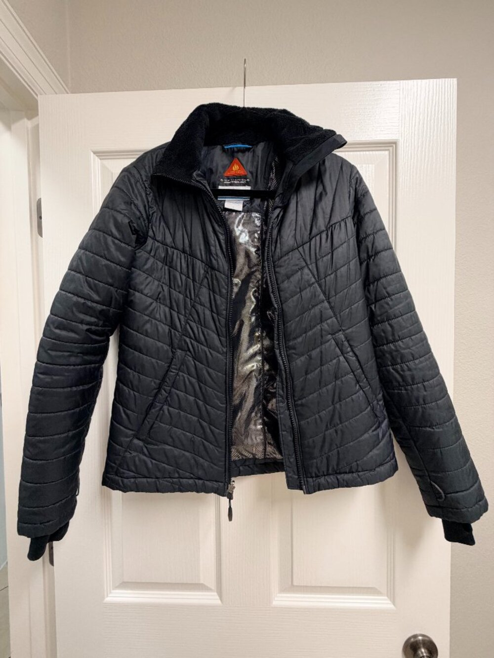 Columbia Omni-Heat Metallic Thermal Jacket Black | Size Small